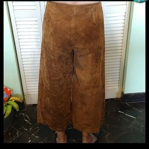 NWT Newport News Leather & Suede Vintage pants size 10